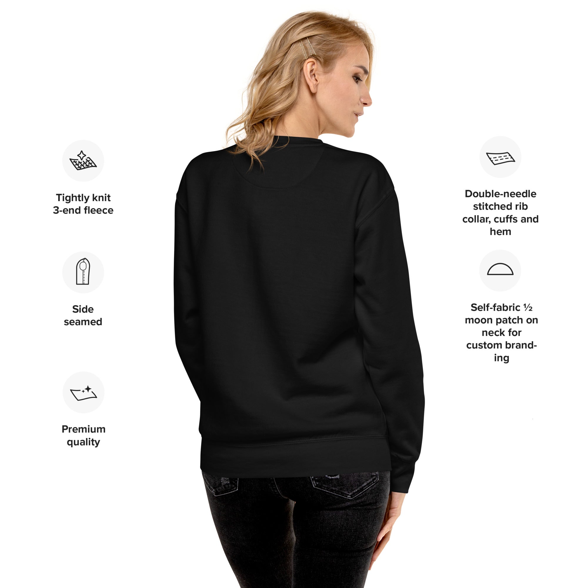 Lover "Faux" Sequins Unisex Premium Sweatshirt